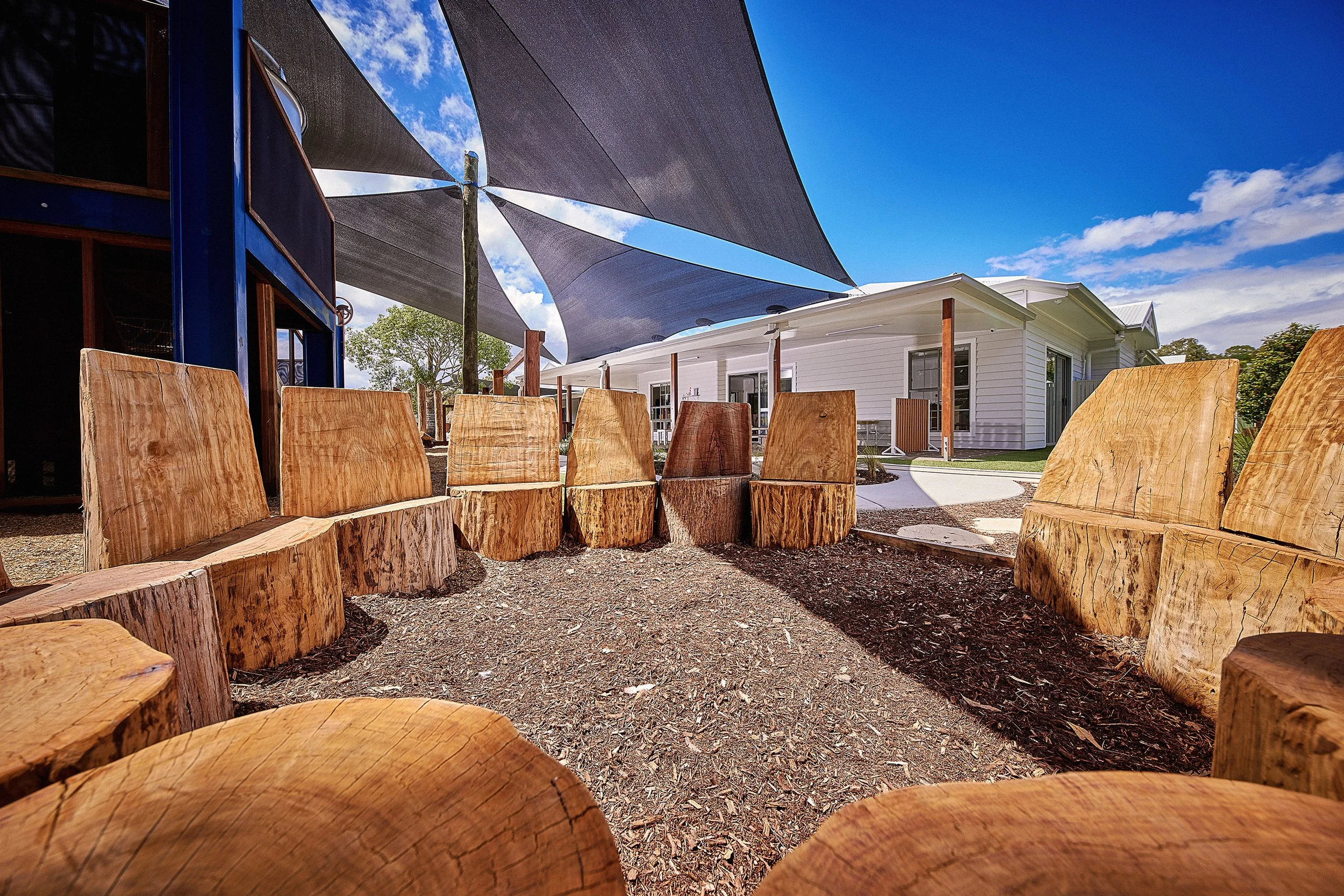 Timber play elements