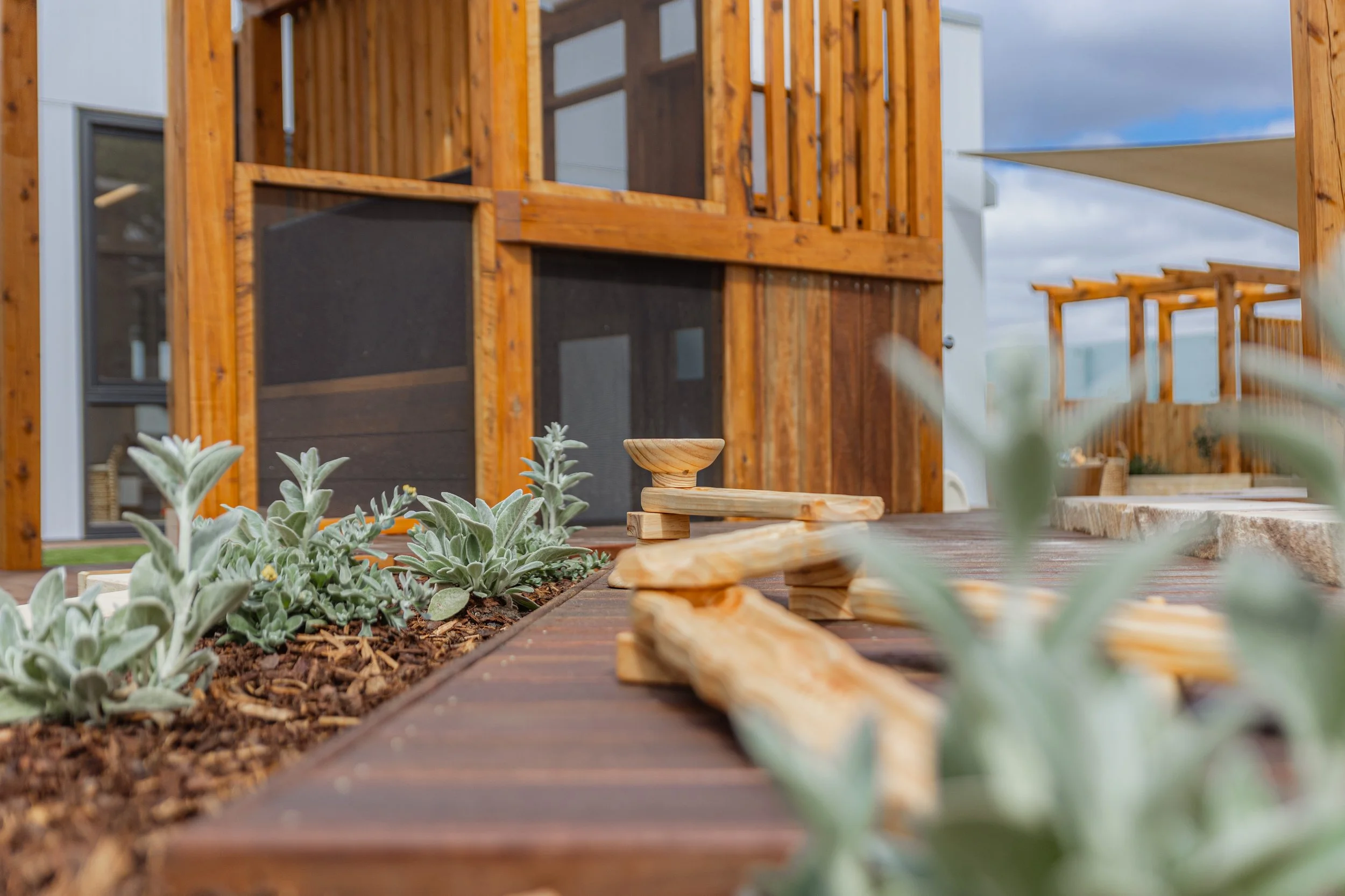 Natural play structures