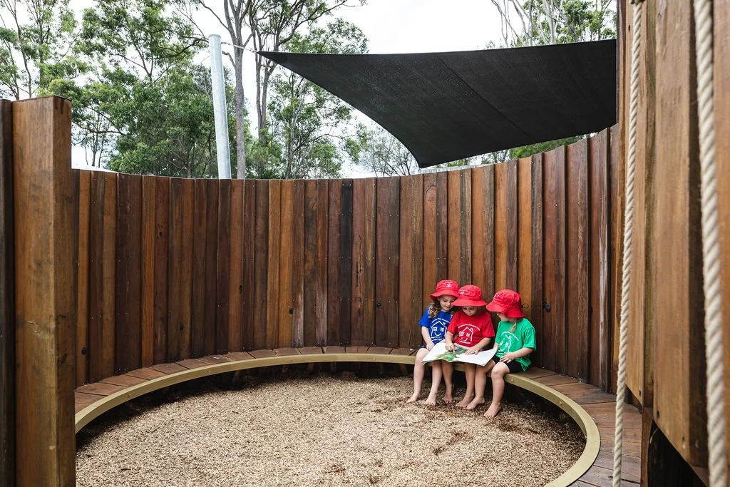 Children exploring nature