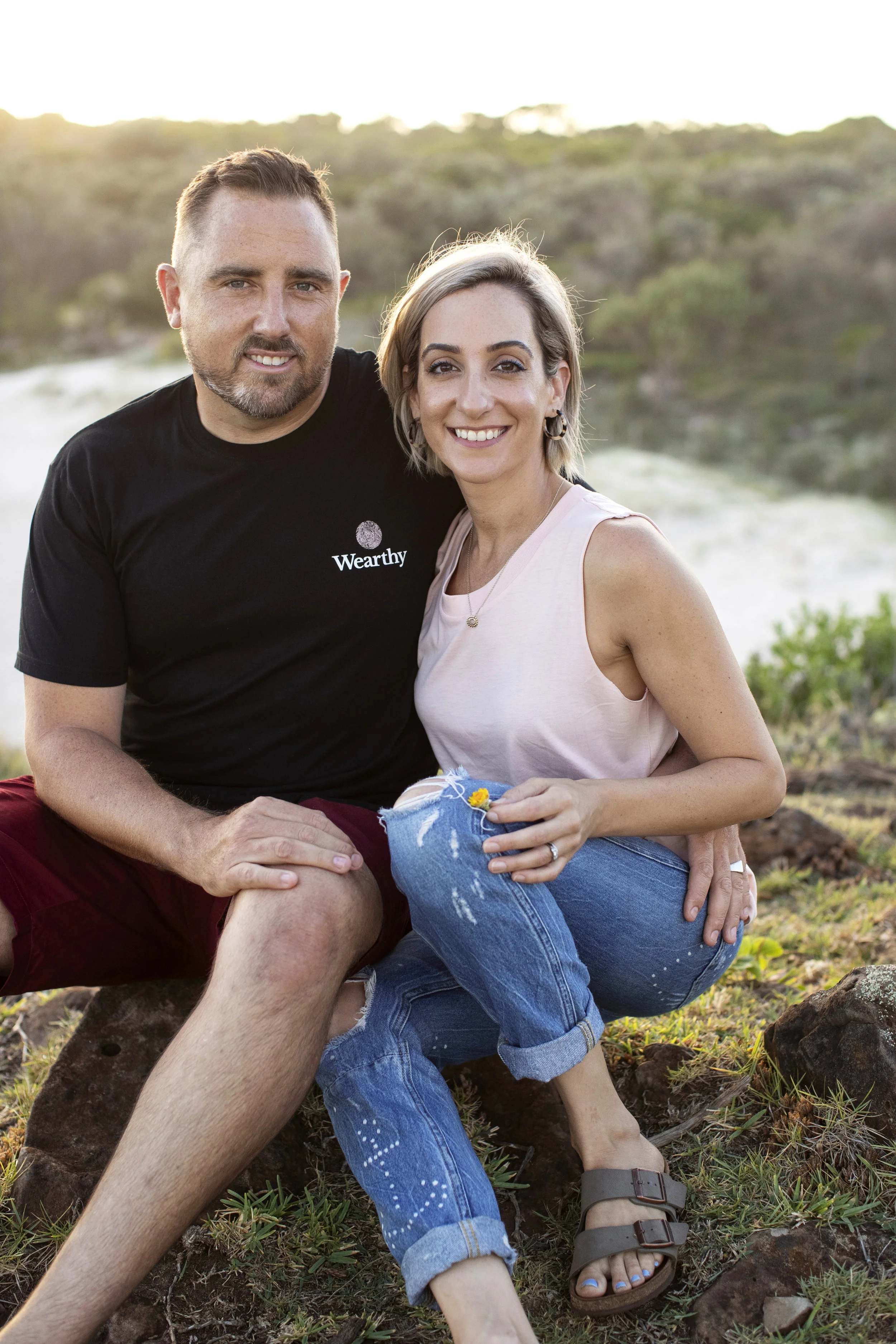 Lukas and Vanessa Ritson, founders of Wearthy