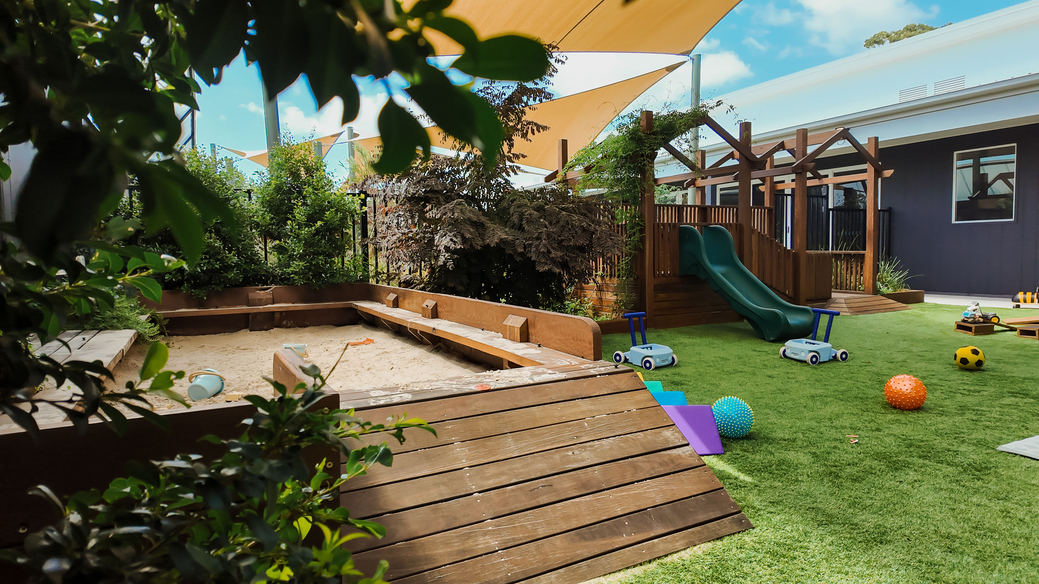 Outdoor classroom setting